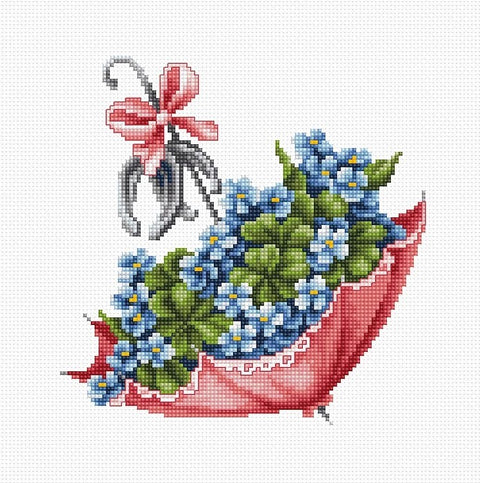 RARE find: Umbrella SB109 - Cross Stitch Kit by Luca-s