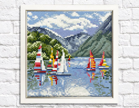 Sailing Ships 20х20 Diamond Painting Set Cs2623