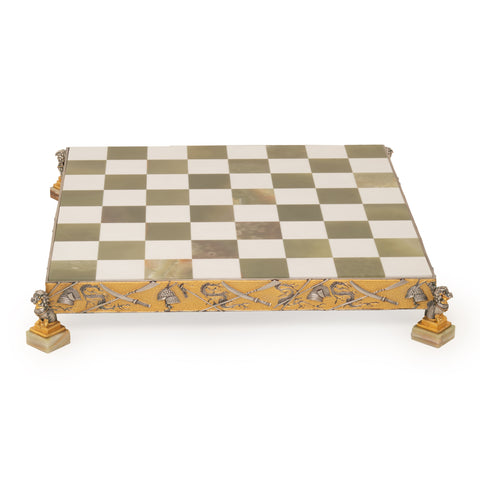 Samurai Set: Battle of Nagashino: Luxurious Chess Set Finished in Real 24k Gold