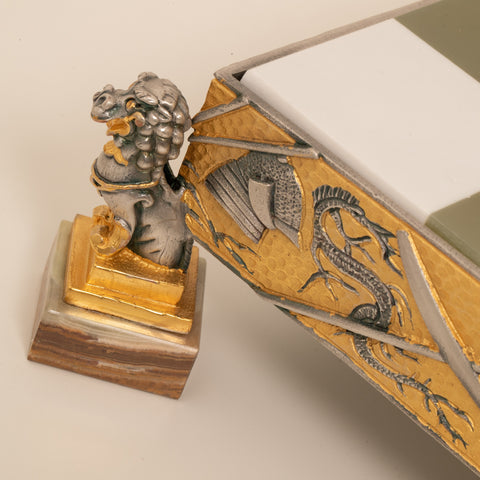 Samurai Set: Battle of Nagashino: Luxurious Chess Set Finished in Real 24k Gold