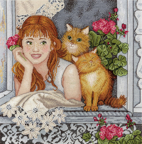 Spring Beauty SNV-618 cross stitch kit by MP Studio