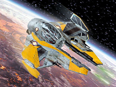 Star Wars Anakins Jedi Starfighter - Plastic Modelling Kit By Revell