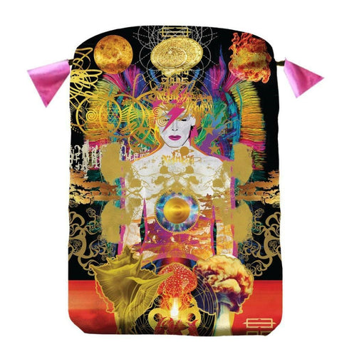 Starman Satin Bag for tarot Cards Lo Scarabeo
