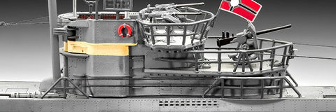 Submarine Type VII C/41 - Plastic Modelling Kit By Revell