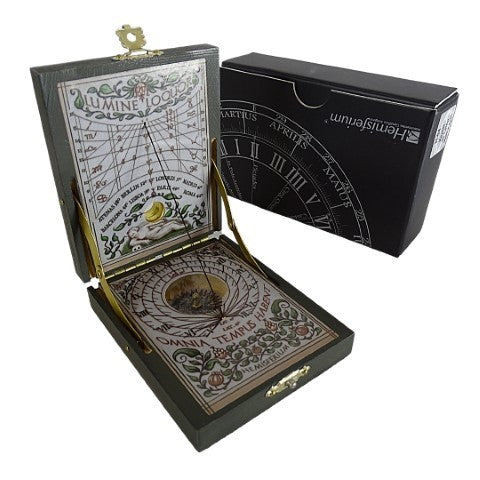 Sundial and Compass Kepler Brass H04