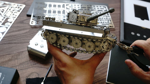 Tank Tiger-1 Model Building Kit Time For Machine