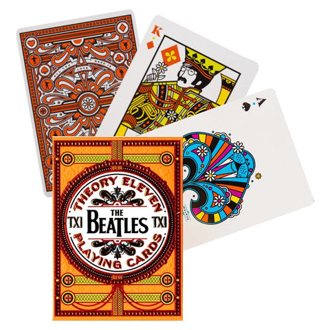The Beatles Theory 11 playing cards (orange)