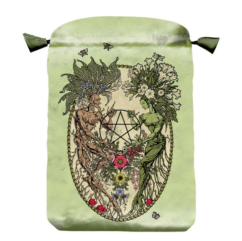 The Magickal Botanical Satin Bag Lo Scarabeo