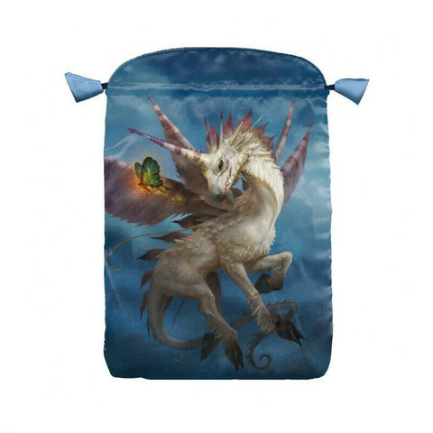 Unicorns Satin Bag for Tarot Cards Lo Scarabeo