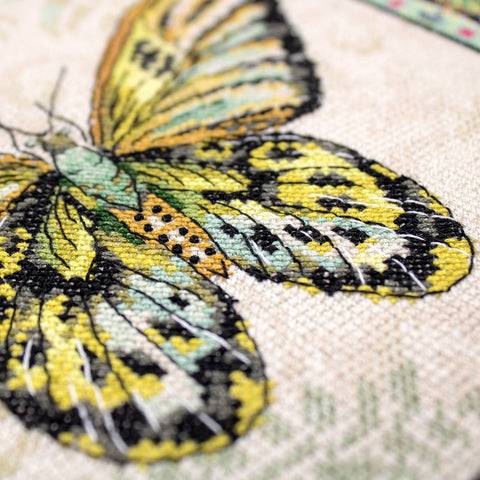 Vintage Butterfly SLETI981 - Cross Stitch Kit