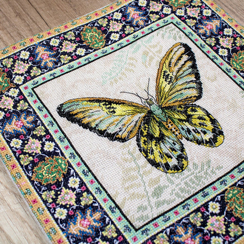 Vintage Butterfly SLETI981 - Cross Stitch Kit