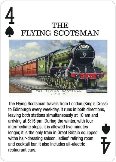 Vintage Railroad playing cards