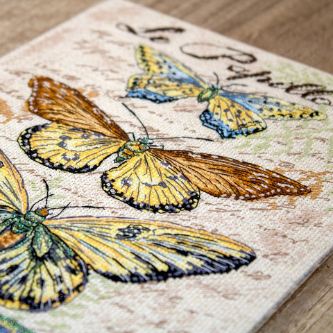 Vintage Wings-Le Papillons SLETI975 - Cross Stitch Kit