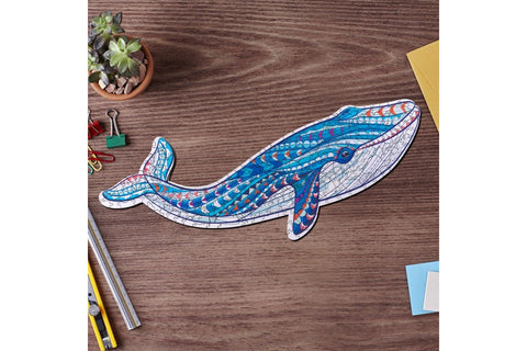 Whale - unique WOODEN puzzle 178 pcs