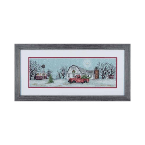 Winter Farm - Cross Stitch Kit by DIMENSIONS