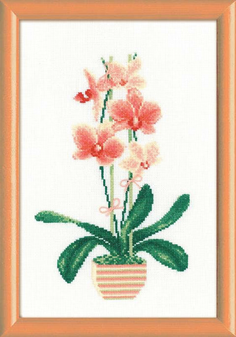 Yellow Orchid - Cross Stitch Kit from RIOLIS Ref. no.:1161