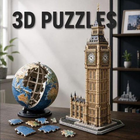 3D puzzles category banner