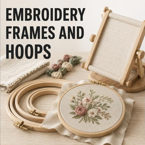 Embroidery frames and hoops category banner