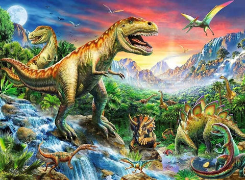 100 Puzzle XXL: Dinosaurs - Hobby.lt 🇬🇧