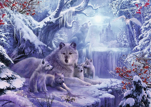 1000 Puzzle Winter Wolves Jigsaw