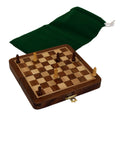 14x14cm Magnetic Wooden Folding Chess Set - Hobby.lt 🇬🇧