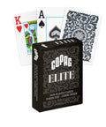 1546 Elite Poker size Jumbo index playing cards (black) Copag - Hobby.lt 🇬🇧