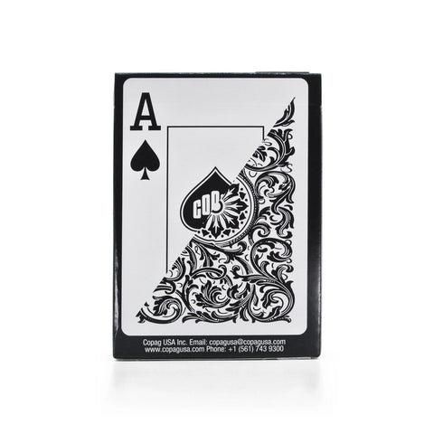 1546 Elite Poker size Jumbo index playing cards (black) Copag - Hobby.lt 🇬🇧