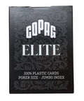 1546 Elite Poker size Jumbo index playing cards (black) Copag - Hobby.lt 🇬🇧