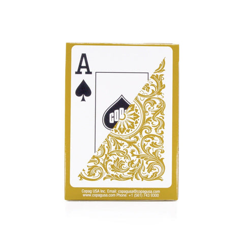 1546 Elite Poker size Jumbo index playing cards (gold) Copag - Hobby.lt 🇬🇧