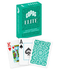 1546 Elite Poker size Jumbo index playing cards (green) Copag - Hobby.lt 🇬🇧