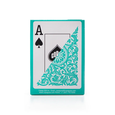 1546 Elite Poker size Jumbo index playing cards (green) Copag - Hobby.lt 🇬🇧