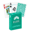 1546 Elite Poker size Jumbo index playing cards (green) Copag - Hobby.lt 🇬🇧