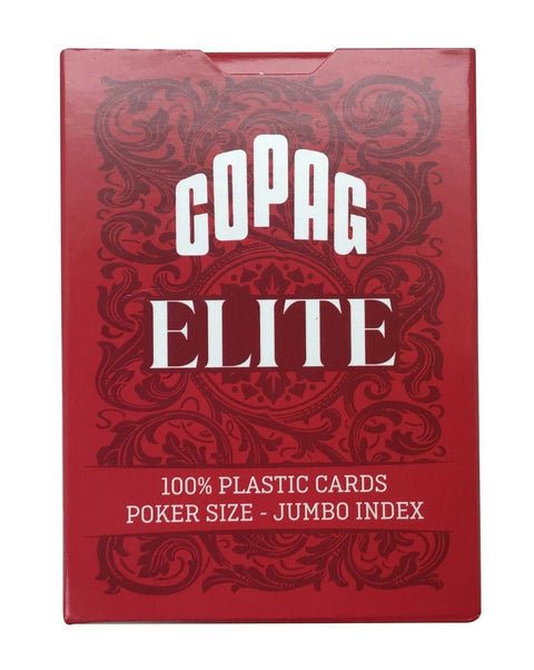 1546 Elite Poker size Jumbo index playing cards (red) Copag - Hobby.lt 🇬🇧