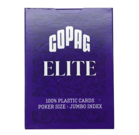 1546 Elite Poker size Jumbo index playing cards (purple) Copag