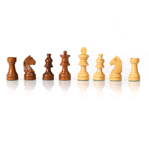 19X19CM FOLDING MAGNETIC WOODEN CHESS SET + CHECKER SET