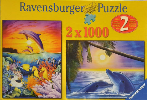 2 x 1000 Dolphin Puzzles - Hobby.lt 🇬🇧