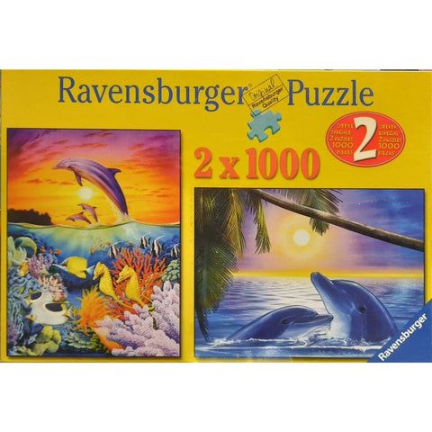 2 x 1000 Dolphin Puzzles