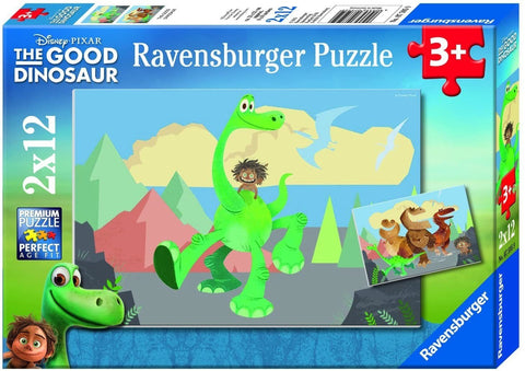 2 x 12 Puzzles: Arlo Dinosaur - Hobby.lt 🇬🇧