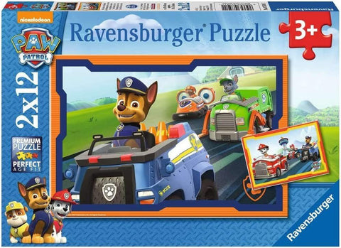 2 x 12 Puzzles: Paw Patrol Around the World - Hobby.lt 🇬🇧