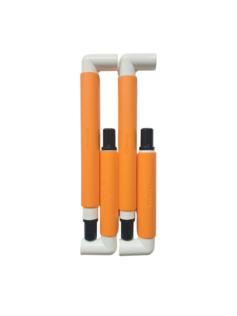 Orange Plastic Clip Frame for A4 Prints, 21 x 29 cm Poster, Photo, Certificate and Document Display, Nurge