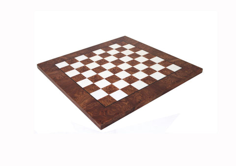 Handmade Wooden Chess Board 30x30 cm, 3 cm Squares, Made in Italy