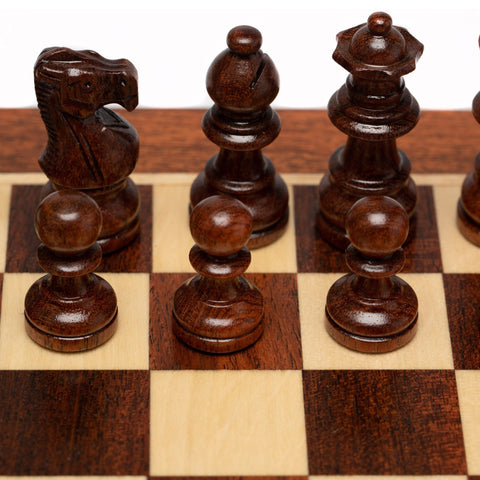 25X25CM LARGE MAGNETIC WOODEN CHESS SET WITH DRAWER - Hobby.lt 🇬🇧