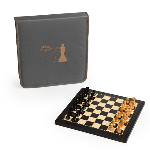 25X25CM MEDIUM SIZE: MAGNETIC SET (CHESS MEN + CHESS BOARD) WITH CASE