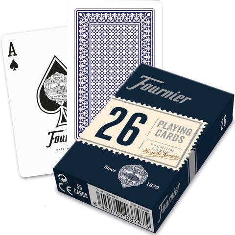 Fournier 26 Bridge cards (Blue)