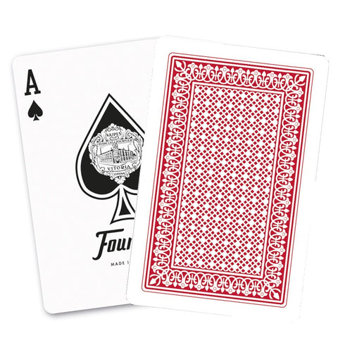 Fournier 26 Bridge cards (Red)