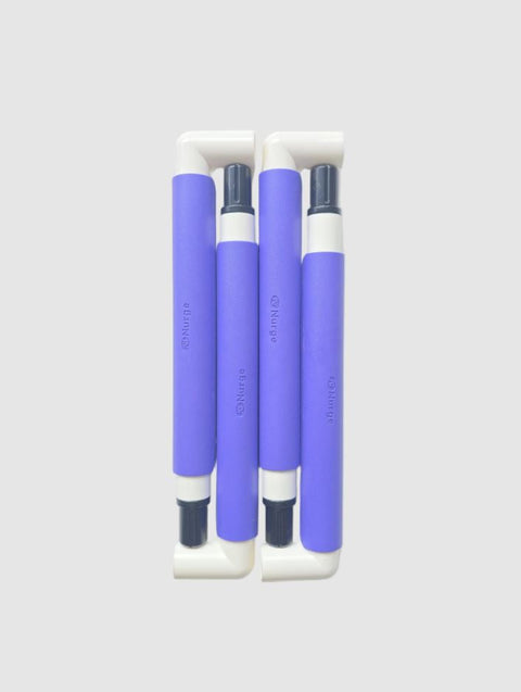 Nurge Plastic Clip Embroidery Frame 29 x 29 cm, Lilac Square Frame for Cross Stitch, Tapestry and Crafts