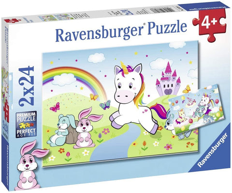 2X24 Puzzles: Fabulous Unicorn - Hobby.lt 🇬🇧