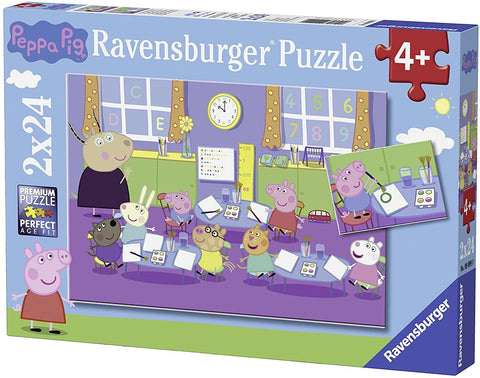 2X24 Puzzles: Peppa Pig School - Hobby.lt 🇬🇧