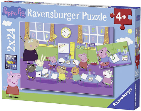 2X24 Puzzles: Peppa Pig School