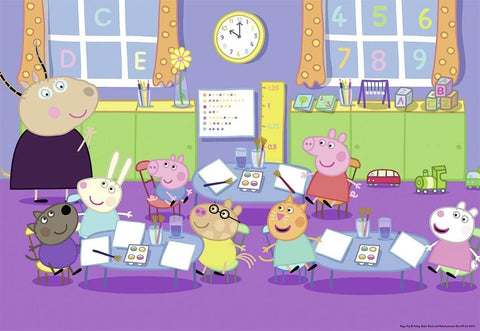 2X24 Puzzles: Peppa Pig School